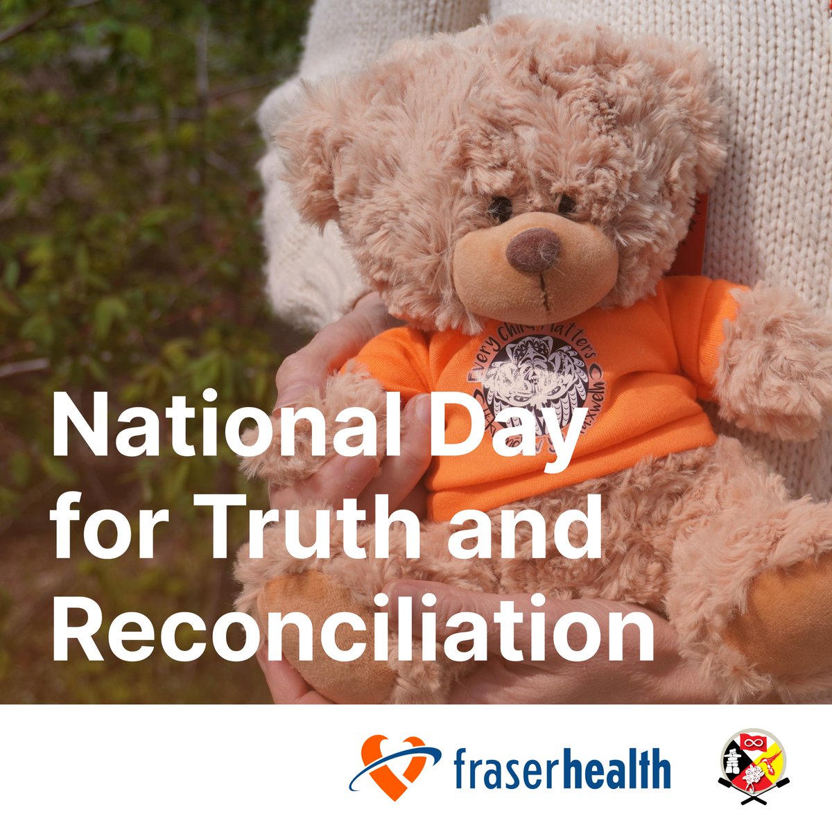 Today marks the third annual National Day for Truth and Reconciliation, a time to honour the lost children and Survivors of residential schools, including their families, communities and the children who returned home but were forever changed.🧡 #NDTR #EveryChildMatters