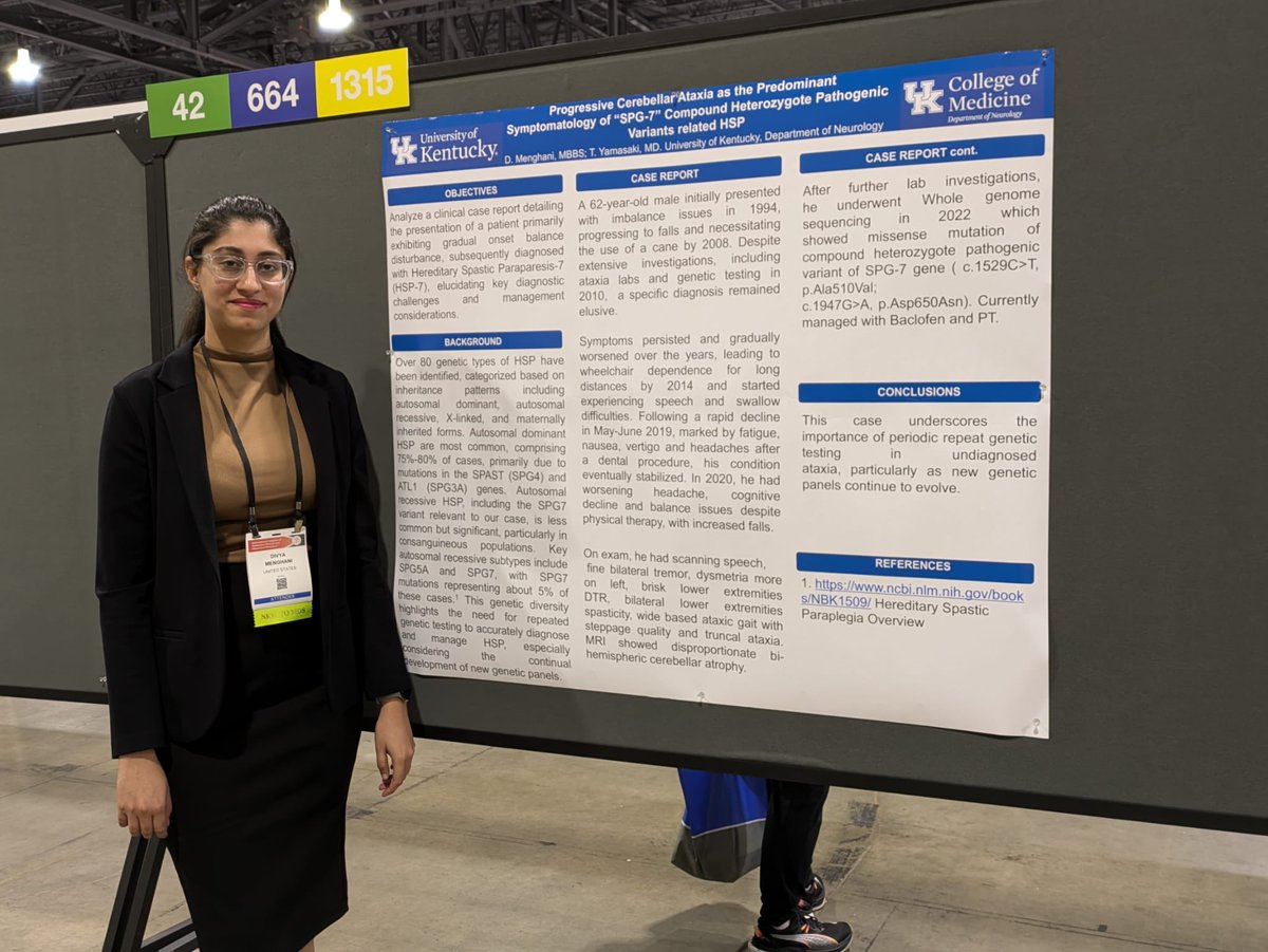Come check <a href="/NeuroUky/">UKentucky Neurology Residency</a> at 1730 and 1315 at #MDSCongress poster session at 1:00 PM EST. <a href="/DivyaMenghani1/">Divya Menghani</a>