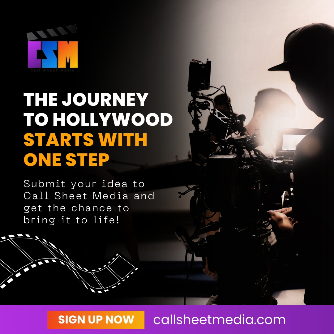 CallSheetMedia's tweet image. 🚀 Ready to take the leap? Submit your idea to Call Sheet Media and take the first step towards Hollywood.

Your cinematic journey begins here—let’s bring your story to life! 🌟🎥

#HollywoodJourney #CallSheetMedia #StepToSuccess

🌐 callsheetmedia.com

#CallSheetMedia #C...