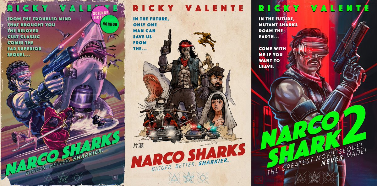 musikedidiable's tweet photo. There are only just a couple of days left to help us finish NARCO SHARKS,  a crazy 90's inspired movie featuring Cyborg Sharks, Zombie Ninjas, Illegal Drugs, Black Magick and Forbidden Breakdancing! Head over to Kickstarter and remember... Nobody Puts a Baby on a Corner!

https://t.co/CNiYDPWqtI
