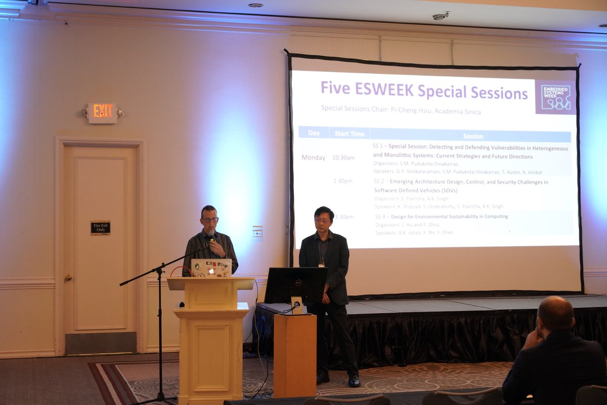 AcmSigbed's tweet image. First day of ESWEEK 2024!