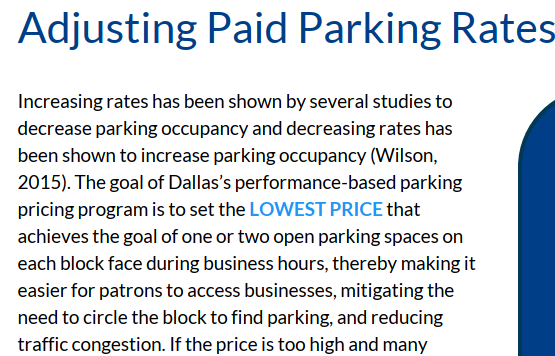ncoxbarrett's tweet photo. Warms my heart to see the new Curb Management Policy go into effect. Modest impact now but will be increasingly important if/when Dallas passes parking reform. https://t.co/dfHMJ7XMIh