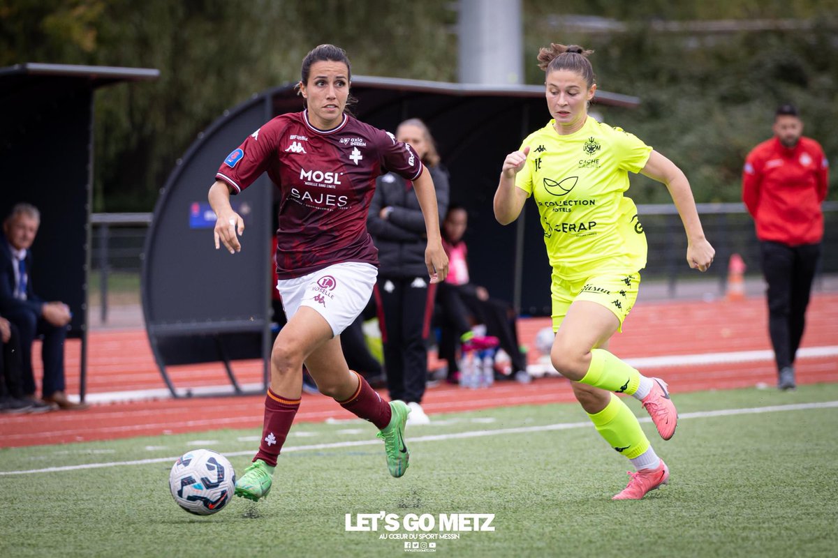 Lesvertes_dz's tweet photo. Notre internationale 🇩🇿 @inesboutaleb14 buteuse avec le @FCMetz face à l’US Saint-Malo 🙌⚽️

📸 @letsgomtz https://t.co/7O5oTgTzva