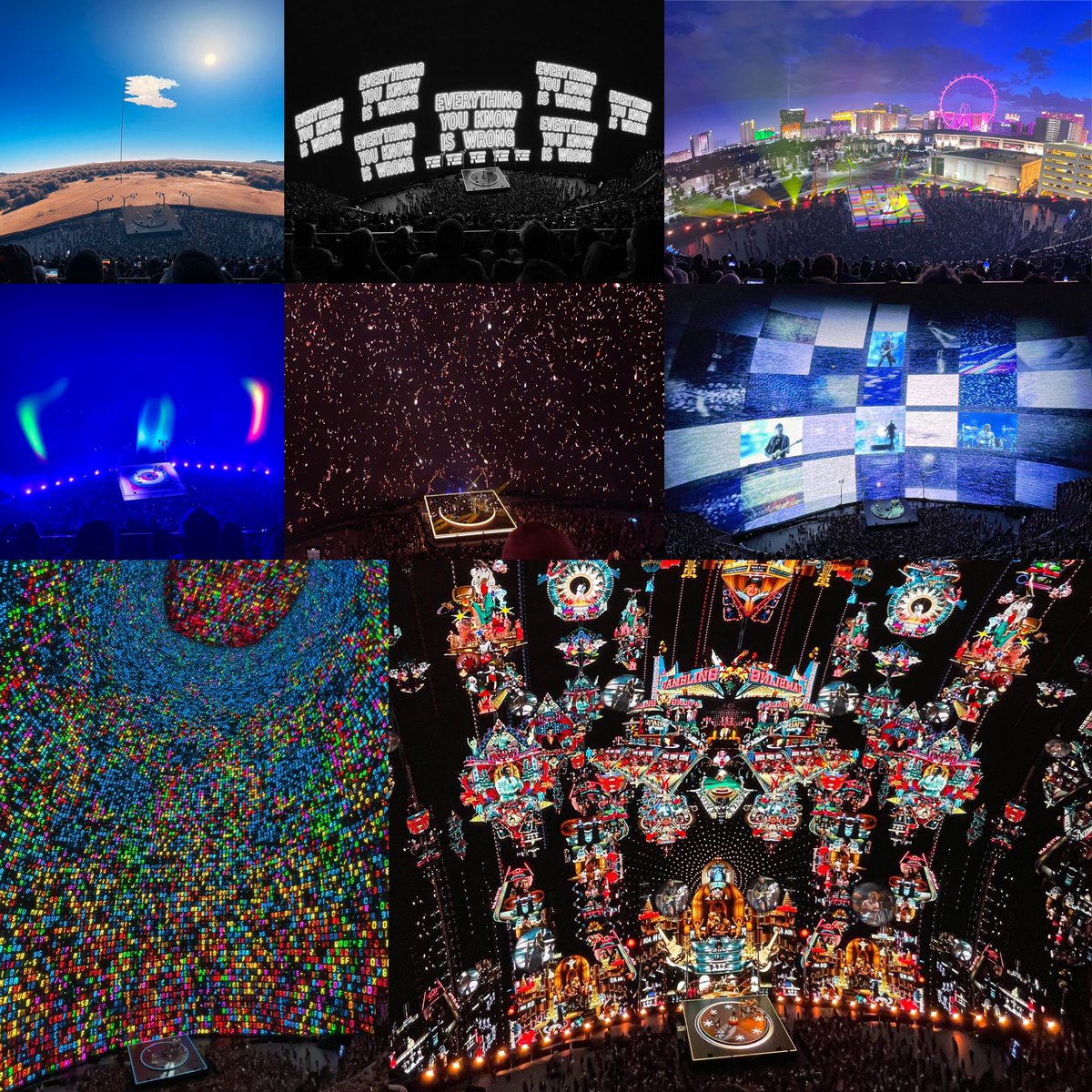 One year ago today: <a href="/U2/">U2</a> at <a href="/SphereVegas/">Sphere</a>. The greatest album of all time, with an incredible visual experience to back it up.