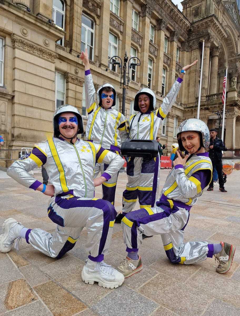 Last week, the Astro Groovers were invited to be part of <a href="/joelycett/">Joe Lycett</a>’s #InternationalDayOfBirmingham ! 🇬🇧✨🇺🇸 a brilliant brummy celebration Birmingham’s across the globe! 🗺️🪩 thanks once again to everyone that shared their favourite dance moves with us 🕺💃