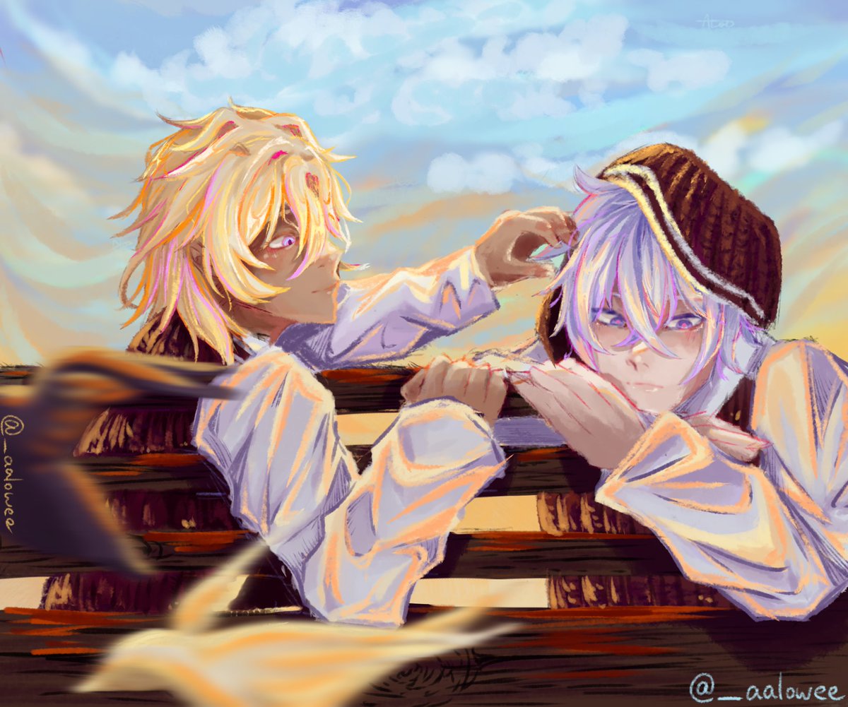 Thanks for buying <a href="/Hotlinestweet/">looking for an user</a> !! #CommissionedArt #art #fanart #Honkai_Star_Rail #AventurineHSR #Moze