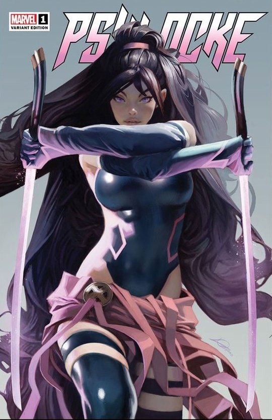 Psylocke #1 retailer exclusive variant by Alexander Lozano for Unknown Comics #xmen