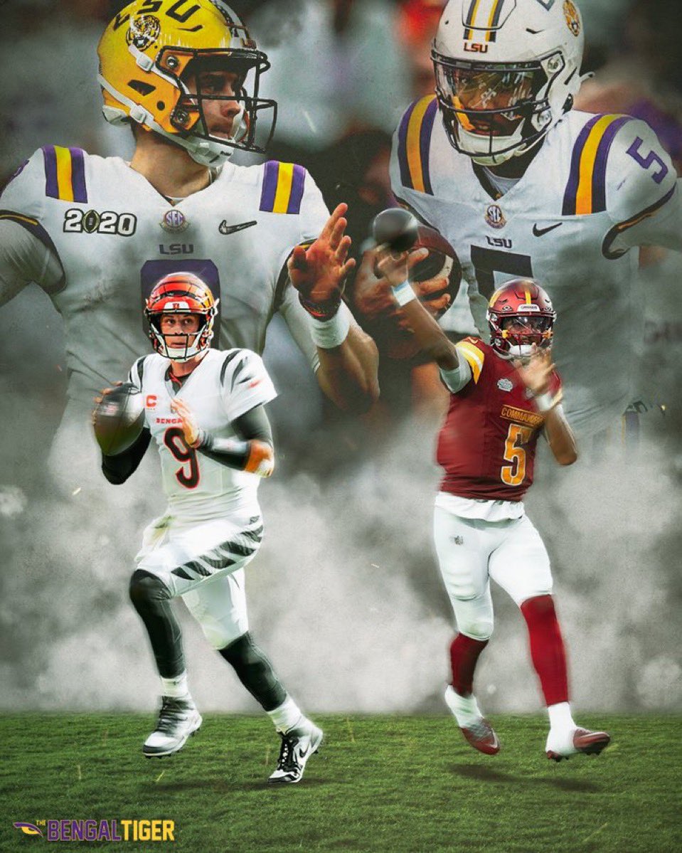 22 #NFL QBs have thrown more than 105 passes this season.

The Top 2 in Completion Percentage:
No. 1 - Jayden Daniels (82%)
No. 2 - Joe Burrow (71%)

Both former #LSU Heisman Trophy winners have 7 total TD to start the season. 

on3.com/teams/lsu-tige…