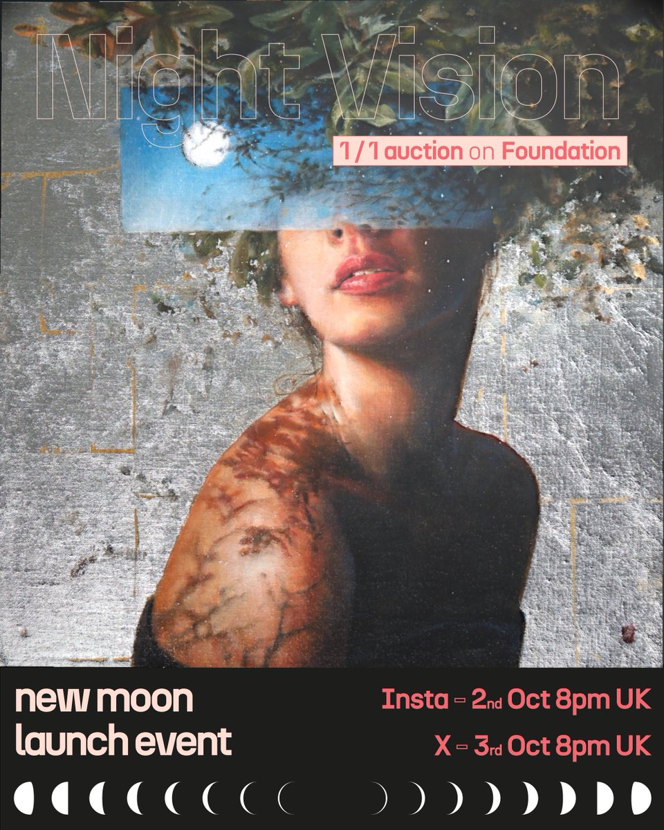 Join us as we journey into the dreamy realm of Night Vision with <a href="/JuneStrattonArt/">June Stratton</a> live on here at 8pm UK time / 3pm EST on 3rd October (this Thursday)  

We'll be chatting about webVR &amp; AR to showcase digital art, traditional art vs. digital art, and strolling through the