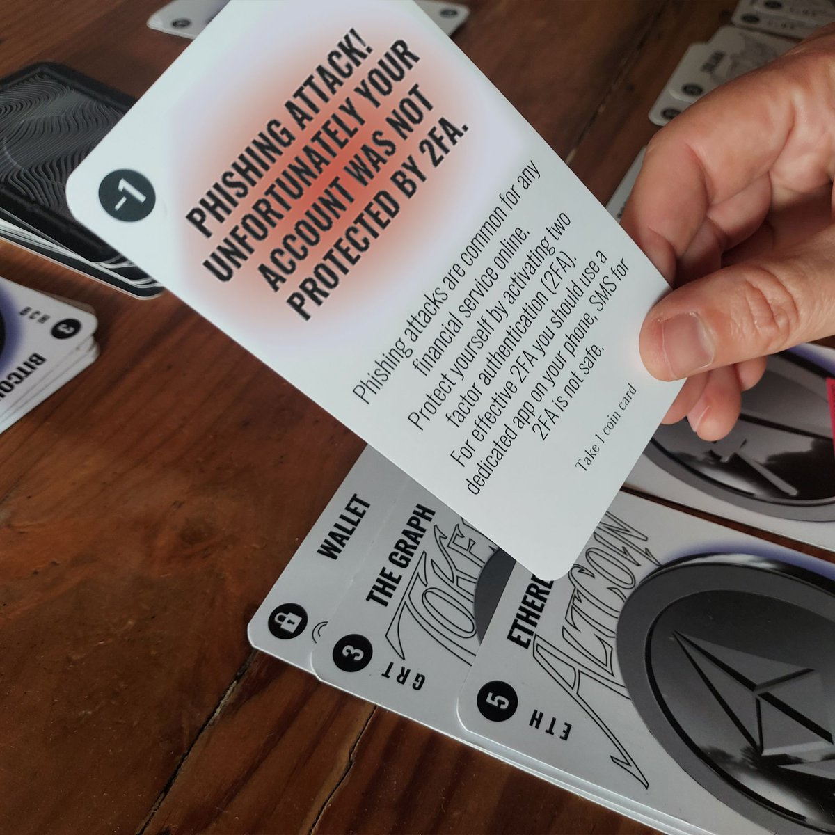 How to keep your accounts secure? Learn about it with GetCrypto game. Available in English, Korean and Spanish: buff.ly/3Fyiim3 

#crypto #cryptocurrency #cryptogame #cryptoeducation #gaming #cardgame #boardgames #selfcustody #notyourkeys #hodl #getyoutcoinsoffexchanges