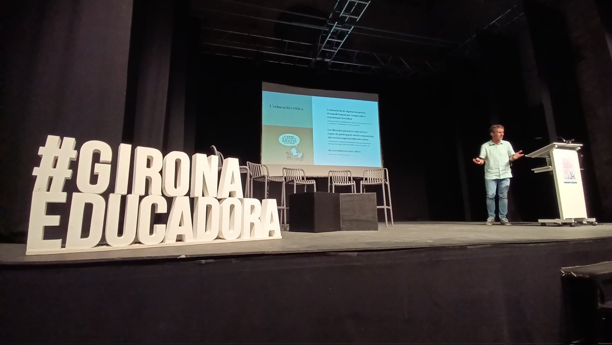 #EducacióGirona (@educacio_gi) on Twitter photo <a href="/QueraltVilaV/">Queralt Vila</a> <a href="/Girona_Cat/">Ajuntament de Girona</a> <a href="/psolerm/">Pere Soler</a> "Cal repensar les ciutats, els espais i els seus usos."
"Ens hem de cuestionar el ritme de vida que portem."
"Educar vol dir buscar l'equilibri."
"Hem de construir ecosistemes educatius." <a href="/QueraltVilaV/">Queralt Vila</a> <a href="/Girona_Cat/">Ajuntament de Girona</a> <a href="/psolerm/">Pere Soler</a> "Cal repensar les ciutats, els espais i els seus usos."
"Ens hem de cuestionar el ritme de vida que portem."
"Educar vol dir buscar l'equilibri."
"Hem de construir ecosistemes educatius."