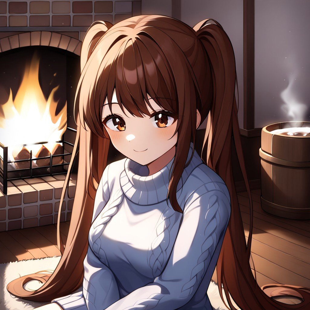 DDRLCRonika's tweet photo. Wanna sit with me and get cozy and warm? 🔥😊 Let's enjoy this comfy time together! #CozyNights #WarmVibes #RonikaSnuggles #RonAiArt https://t.co/n3BN0u9N9X