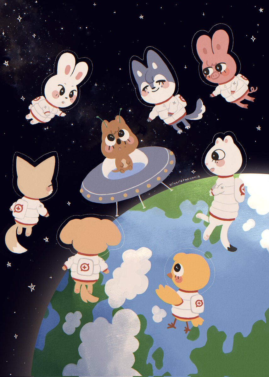 they found an alien!

#IAMskzoozine #SKZOOfanart