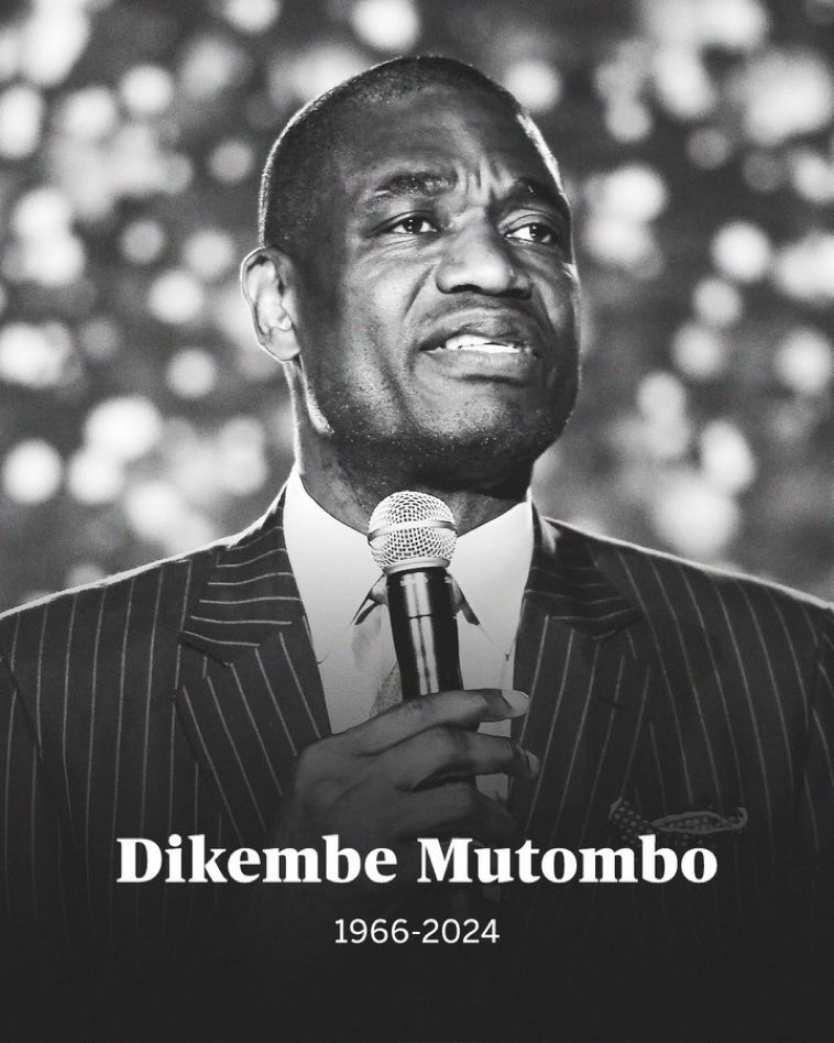Murió el enorme (literalmente) Dikembe Mutombo, una figura NBA en la cancha y un ser humano espectacular fuera del rectángulo.

De básquetbol, de racismo, de desigualdades y de su rincón más pobre del mundo hablamos largo y tendido en cancha de <a href="/CAOlimpia/">Club A. Olimpia</a> para el <a href="/ObservadorUY/">El Observador Uruguay</a>.