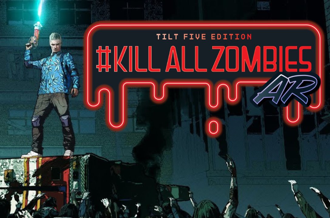 In the mood to destroy hordes of holographic zombies?
We got you.  Grrrrr.... Argh.

Avail Modes: Survival, Local Co-op and Defend the Vault

KillAllZombies available on Tilt Five: tiltfive.com/lab/killallzom…