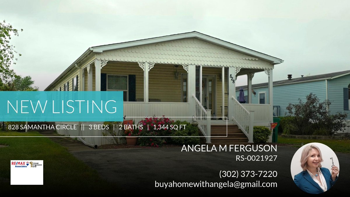 BuyAHomeWithAng's tweet photo. 📍 New Listing 📍 Take a look at this fantastic new property that just hit the market located at 828 Samantha Circle 338 in Bear. Reach out to Group Ferguson Ford of RE/MAX ASSOCIATES here or at (302) 373-7220 for more infor... https://t.co/YqHETRqm25 https://t.co/1aWIeIcYX1