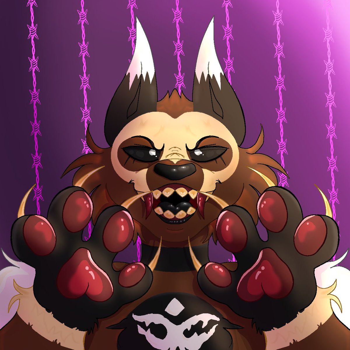 My new werewolf oc, Amp 😎 I love them