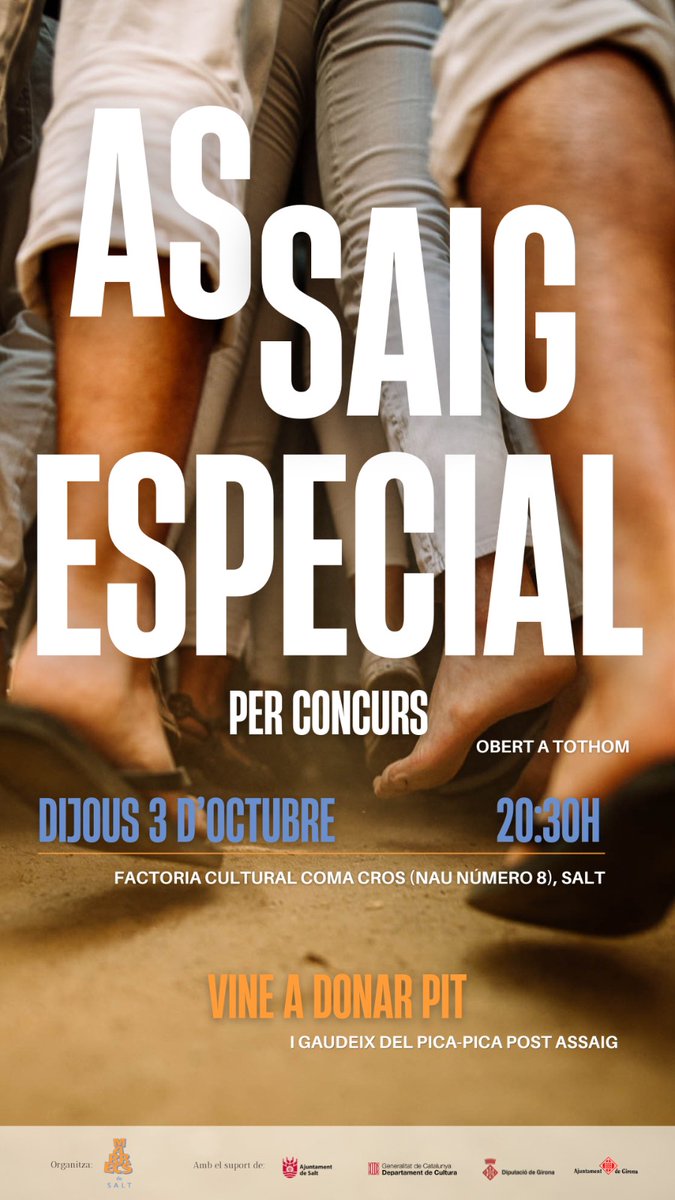 Marrecs's tweet photo. Aquest dijous, les portes de les Guixeres són més obertes que mai! A les 20.30 farem un assaig especial previ al concurs de Tarragona d'aquest diumenge. Hi sou totes i tots convidats. Esperem que el local quedi petit! 💙
#castells #BatecConcurs #ADNBlauTer https://t.co/CPRapkWTpD