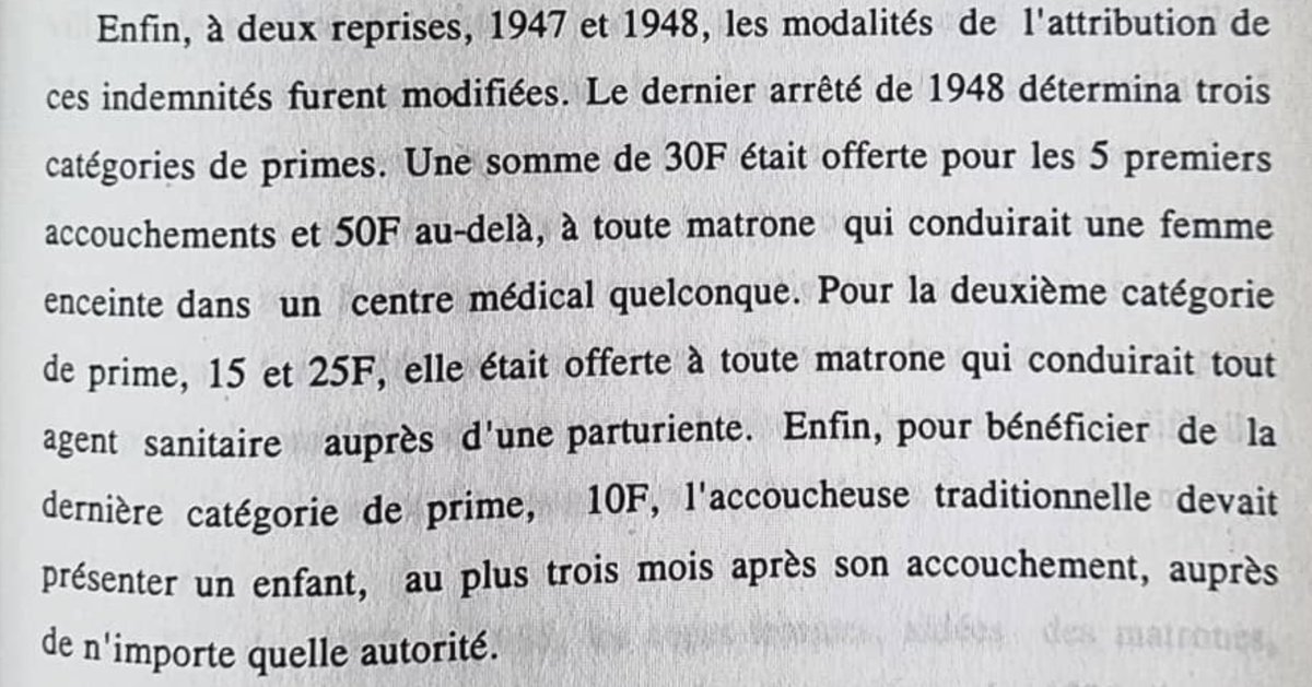 1948 au Niger, des primes pour les matrones !  mais pas plus efficaces que le FBR ;-) 
<a href="/lasdel_labo/">Lasdel Labo</a> <a href="/Sarah_Dlish/">Sarah Dalglish @sarahdlish.bsky.social</a> 
#Arzika 1992