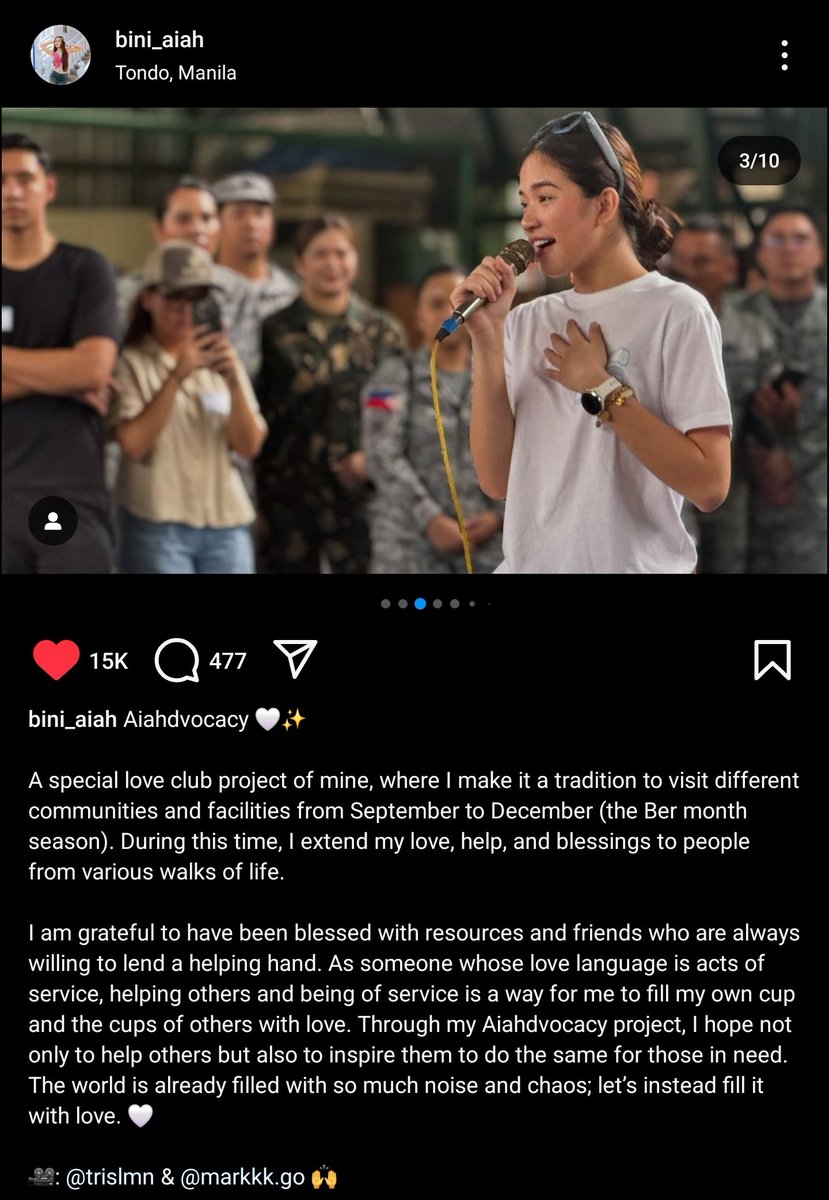 "the world is already filled with so much noise and chaos; let's instead fill it with love. 🤍"

our angel 🥺🩵