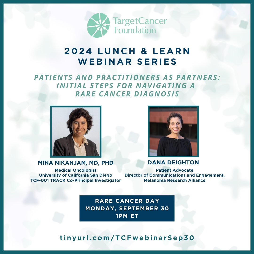 Starting at 1:00 pm ET- Patients and Practitioners as Partners: Initial Steps for Navigating a Rare Cancer Diagnosis. Learn more and register for this #RareCancerDay Lunch and Learn Webinar Here: us02web.zoom.us/webinar/regist…