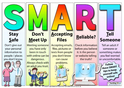 TISD_DLD's tweet photo. TISD - Stay safe and SMART online. Follow these tips! #TISDEdTech #TISDDigCit https://t.co/7W7viASsCG