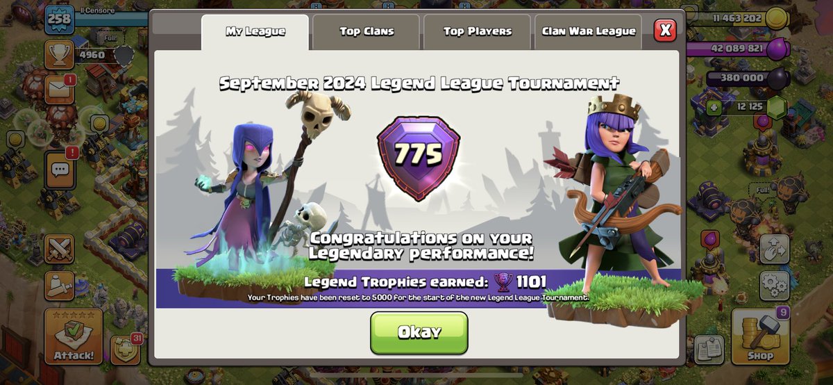 EoS 09/24

🌍#614, #775

A very high hr during September season; I just needed some disconnection/skipped defence (not even one!) to make it a little further in this meta.😂

Shoutout to <a href="/Markut00/">Markut</a> for the defensive coverage during the last weeks of the month. Op work as always!☄️