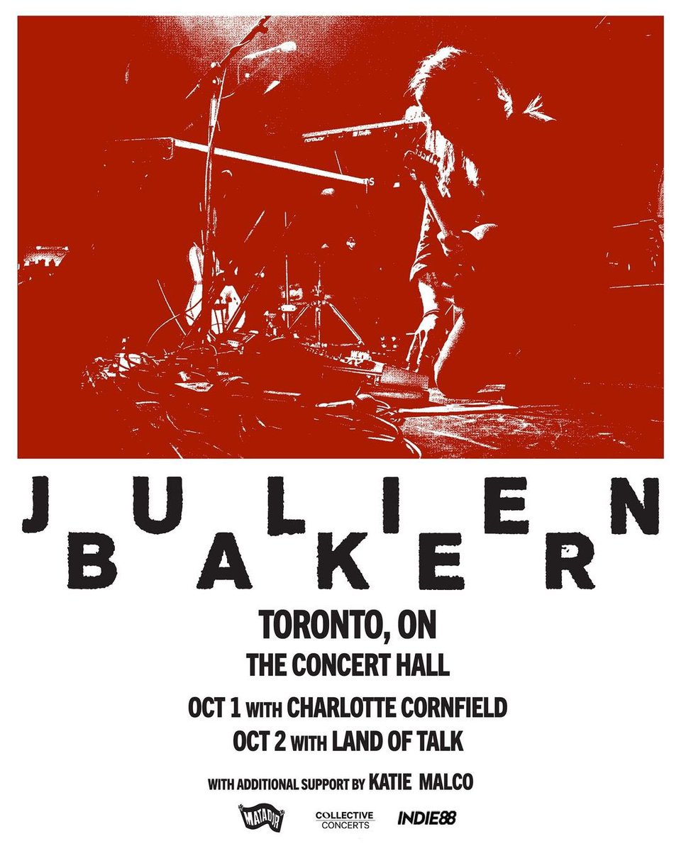 Julien via IG: 

<a href="/TheAtlantisDC/">TheAtlantisDC</a> and <a href="/AllThingsGo/">All Things Go</a> were a freaking blast, thanks to everyone that stuck it out through the rain yesterday!

Toronto!! we'll be joined by <a href="/cornfieldmusic/">Charlotte Cornfield</a> tomorrow and @landoftalkmusic on Wednesday, along with <a href="/KatieMalco/">Katie Malco</a> - can't wait 🤘