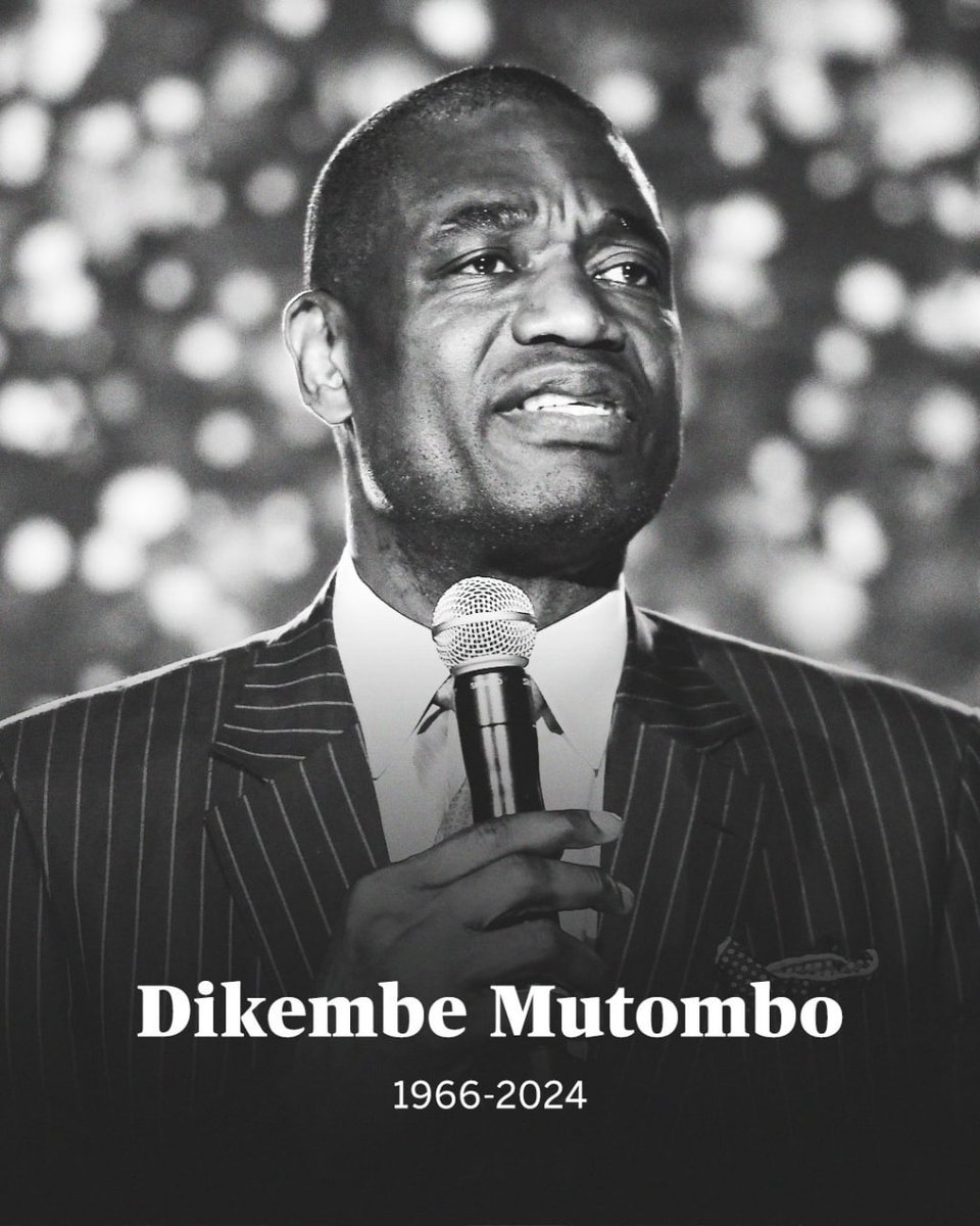 bulekepo's tweet image. Heartbreaking to hear of Dikembe Mutombo's passing at 58. A legend on and off the court. Rest in peace. 🙏 #RIPMutombo