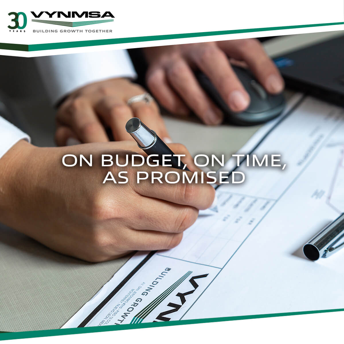 With over 500 successful projects, VYNMSA prioritizes your project's needs, ensuring timely completion within budget. Our experience and dedication are the keys to our success. Want your project to be our next priority?
📱Contact us hubs.li/Q02P2qNg0
