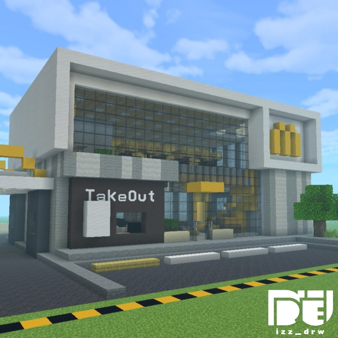 izz_drw's tweet photo. FoodBlock (2024): McDonald's
#minecraftdesigns #minecraft #mcpe #creative #modernbuilds https://t.co/yNAd0DsTNy