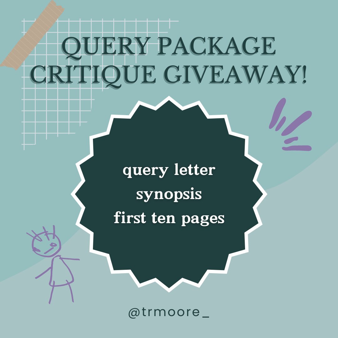 hello hello! guess who is doing another critique giveaway? it's ✨me✨

this isn't to celebrate anything, but to give back to the community! (and maybe get some more folks on my email list, but who knows)

so if you want a FREE QUERY PACKAGE CRITIQUE!! learn how to enter below ⬇️