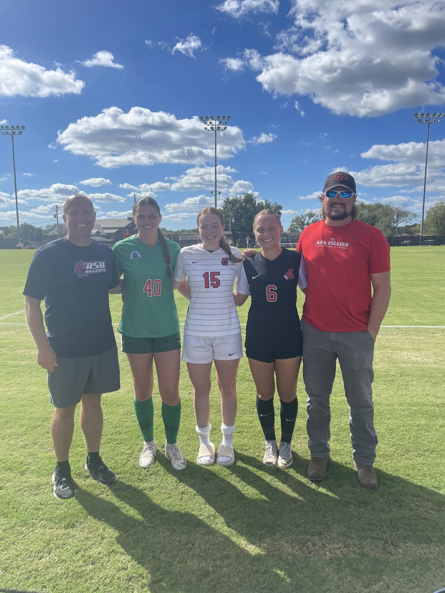 It’s fun to see old teammates. Coach Brian, Hayleigh, Taylor, Ava and Coach Jeff. #TeamAdrenaline