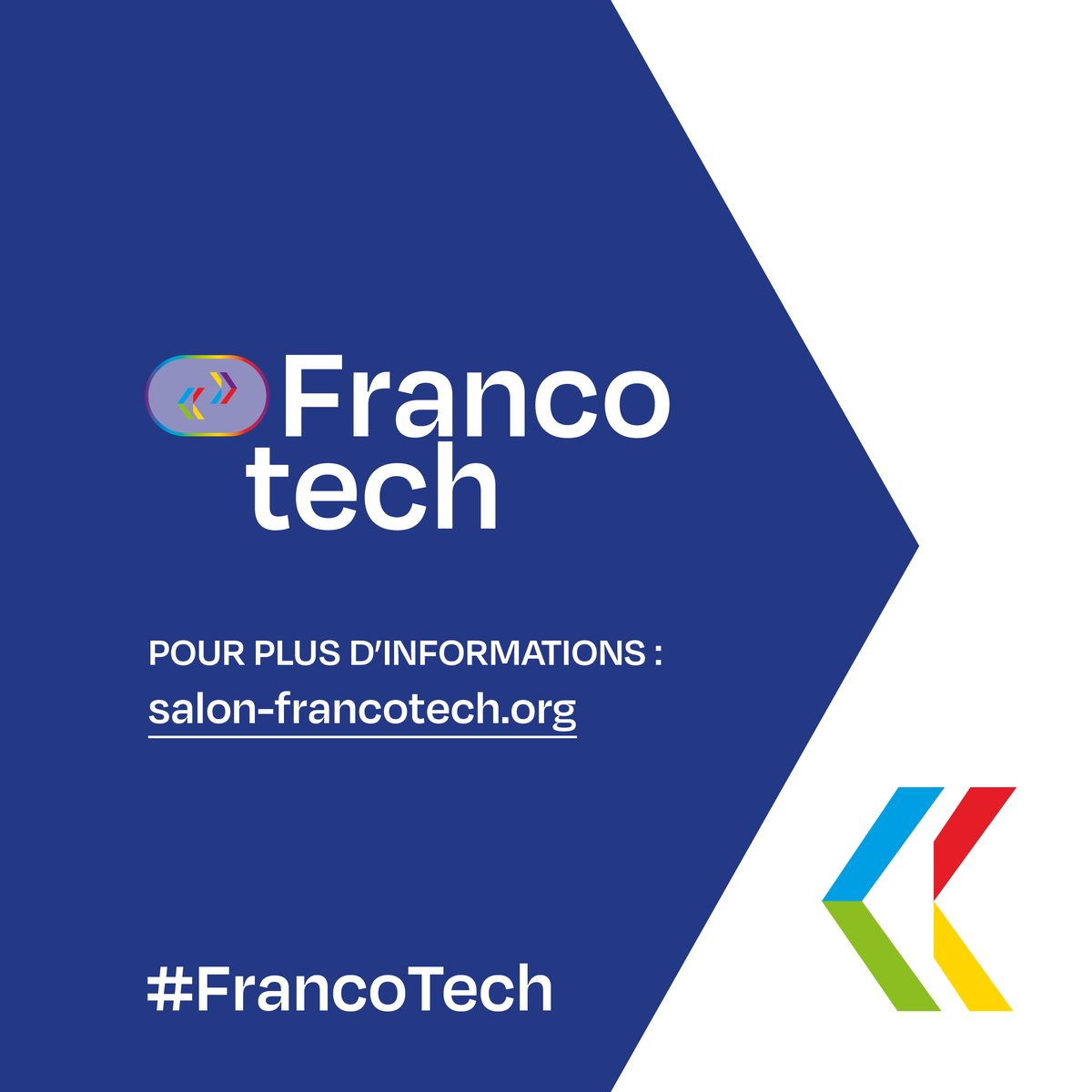 🚀 Rejoignez-nous à #FrancoTech les 3 &amp; 4 octobre à <a href="/joinstationf/">STATION F</a> ! 

🗓️ Participez à des tables rondes engagées sur l'innovation, l'EdTech, et bien plus encore. 

👉Inscrivez-vous ici ow.ly/uFnU50Tz2yK

<a href="/Francophonie_24/">Francophonie 2024</a> <a href="/francediplo/">France Diplomatie 🇫🇷🇪🇺</a> <a href="/PatronatsFranco/">Alliance des Patronats Francophones</a> <a href="/medef/">Mouvement des Entreprises de France</a>  #francophonie24