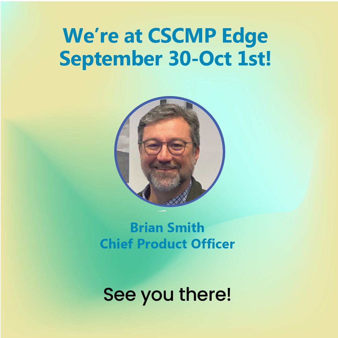 CSCMP Edge is here! Meet up with Brian to learn about our #beyondvisibilty solutions to optimize your supply chain. Will you be there? Comment below if you are ⬇️

#edge24 #CSCMP #Supplychain <a href="/cscmp/">cscmp</a>