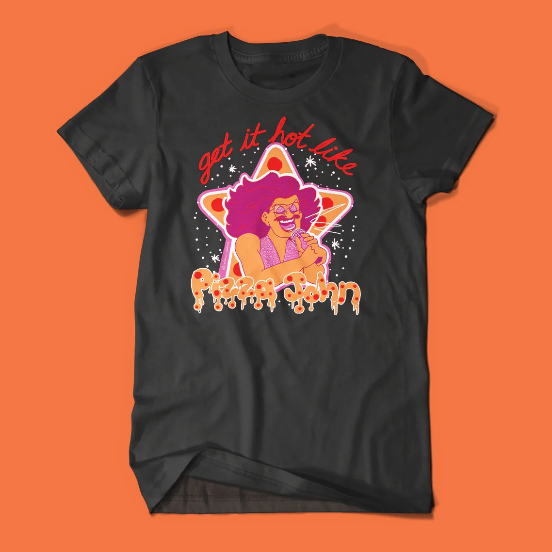 johngreen's tweet image. New shirts available at pizzamas.com only for the next few days. You can take them hot to go....