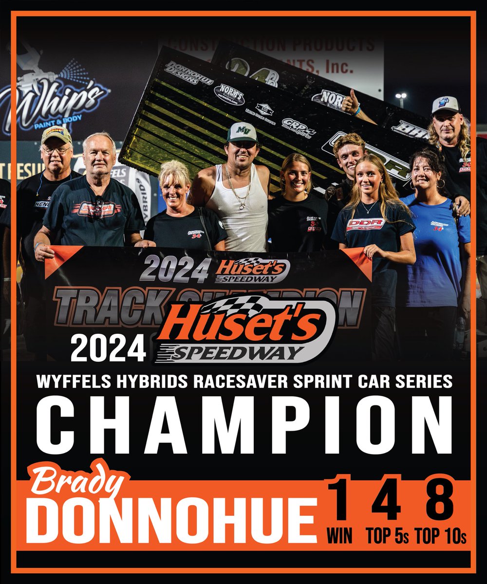 Congratulations to the 2024 track champions, who all used consistency to earn their first track title!