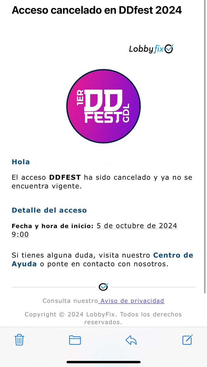 gigimaker_'s tweet photo. @DDTECHMX @DDTECHMX disculpen me llegó un correo muy feo, saben por qué? Se canceló el evento o qué pasó? https://t.co/DYNtb2utEB