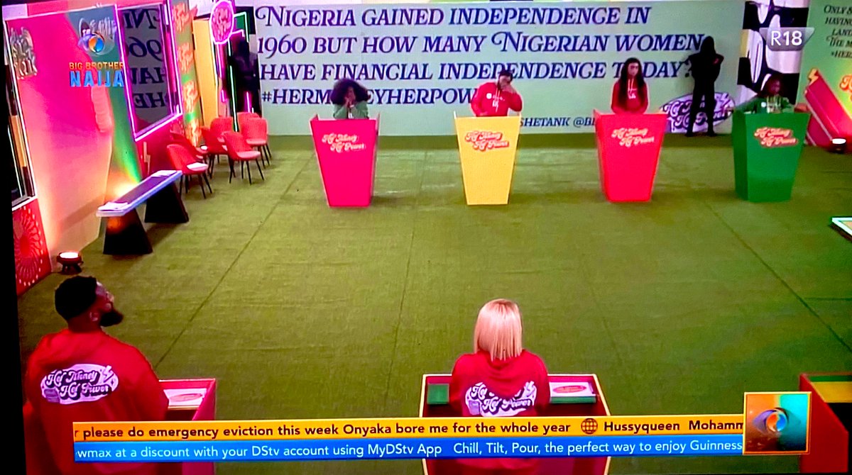Podium ready!

BNers, which housemate will dazzle us with interesting points today?

#BBNaijaS9xHerMoneyHerPower #BBNaijaS9  #BNxBBNaija9 #HerMoneyHerPower