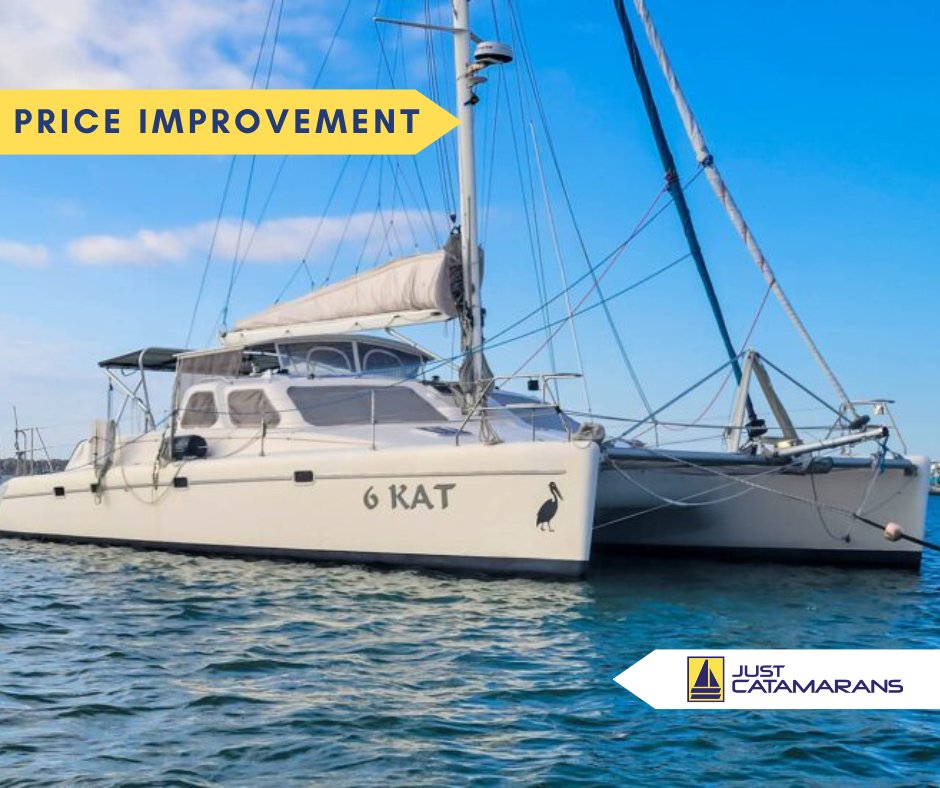 JustCatamarans's tweet image. $11k PRICE IMPROVEMENT!⚡️  

Discover “6KAT,” a custom 1999 Voyage Norseman 43/46
Located in Fort Pierce, FL, 6KAT is now available at $179,000! Contact us today for a showing!

justcatamarans.net/catamaran-list…

#catamaran #justcatamarans #multihull #Voyage43 #CustomBoat #Florida