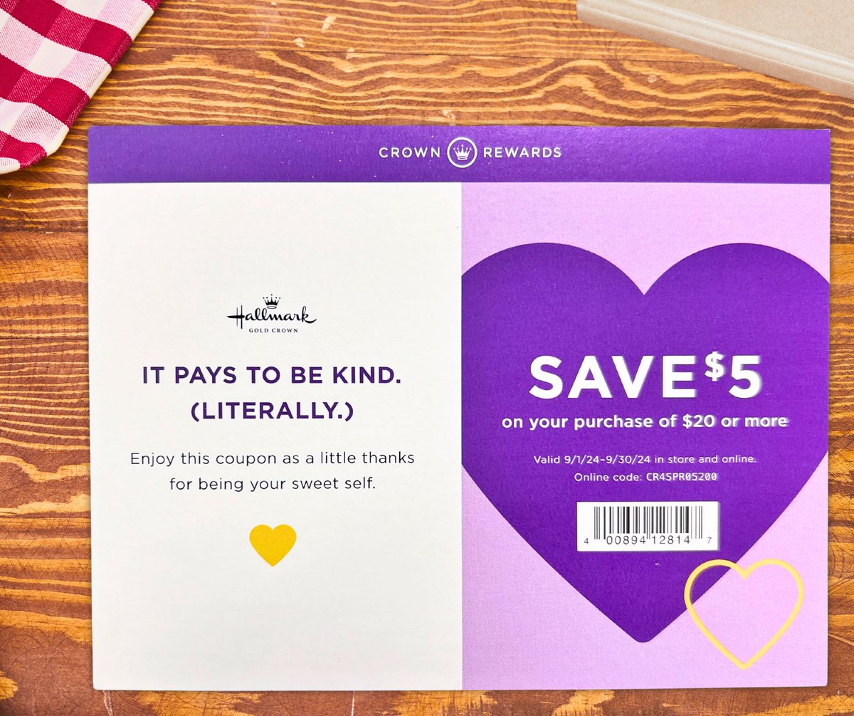 FredricksHM's tweet image. Today is the final day to use your $5 coupon when you spend $20 or more! 💜
Stop by at any Fredrick's Hallmark store and pickup a coupon if you haven't already.

#fredrickshallmark #hallmark #hallmarkstores #crownrewards #giftshops #giftideas #birthdaygifts #localbusiness
