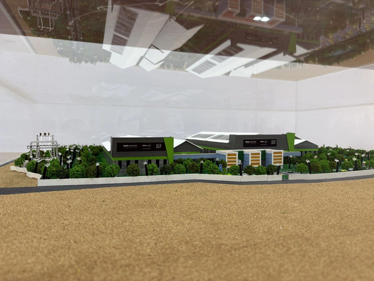 The new Tata-JLR facility in Ranipet, Tamil Nadu, as a model. #TataJLR ...