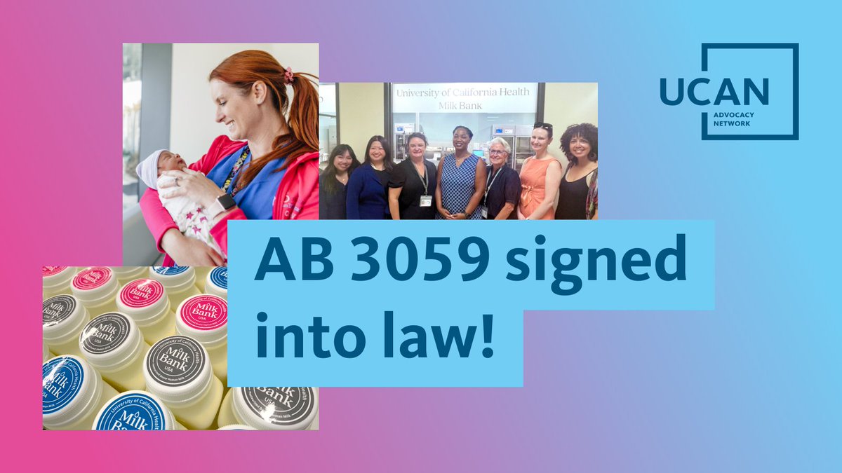 University of California Health (@uofcahealth) on Twitter photo Great news: <a href="/CAgovernor/">Governor Gavin Newsom</a> signed AB 3059 into LAW 👶🍼. For infants in the NICU, donor milk is a lifeline. With this new law, babies & families will now have easier access to lifesaving nutrition. Thank you <a href="/asmakilahweber/">Assemblymember Akilah Weber, MD</a> for your leadership😍 <a href="/ucmilkbank/">UC Health Milk Bank</a> bit.ly/3N3pQRC Great news: <a href="/CAgovernor/">Governor Gavin Newsom</a> signed AB 3059 into LAW 👶🍼. For infants in the NICU, donor milk is a lifeline. With this new law, babies & families will now have easier access to lifesaving nutrition. Thank you <a href="/asmakilahweber/">Assemblymember Akilah Weber, MD</a> for your leadership😍 <a href="/ucmilkbank/">UC Health Milk Bank</a> bit.ly/3N3pQRC
