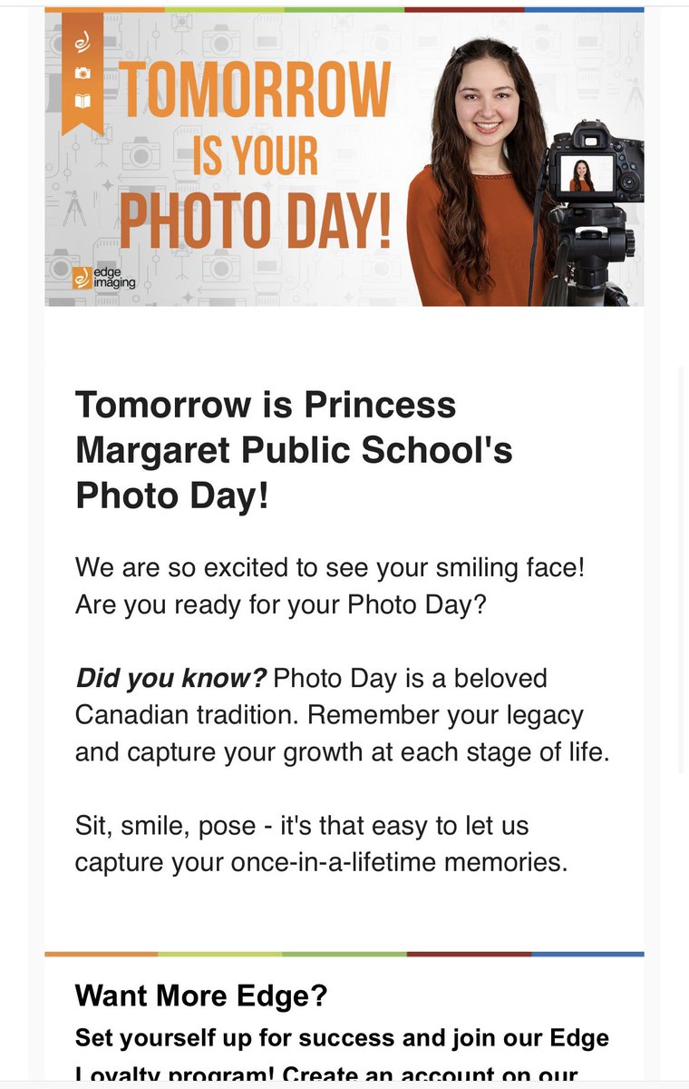 Tomorrow is the day! Picture day is Tuesday, October 1st, 2024. 😀📸#pictureday #smile #MargaretProud