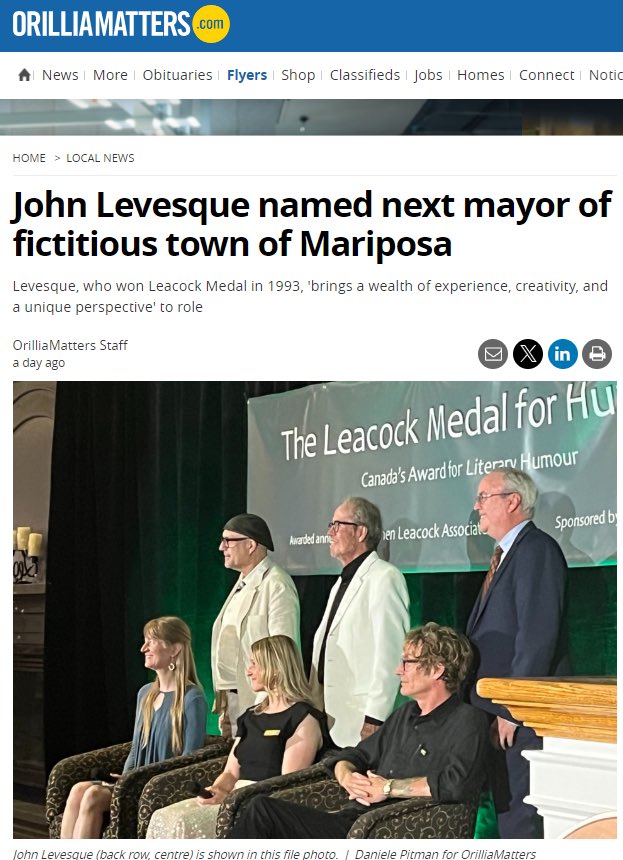 All hail our new Mayor of Mariposa!