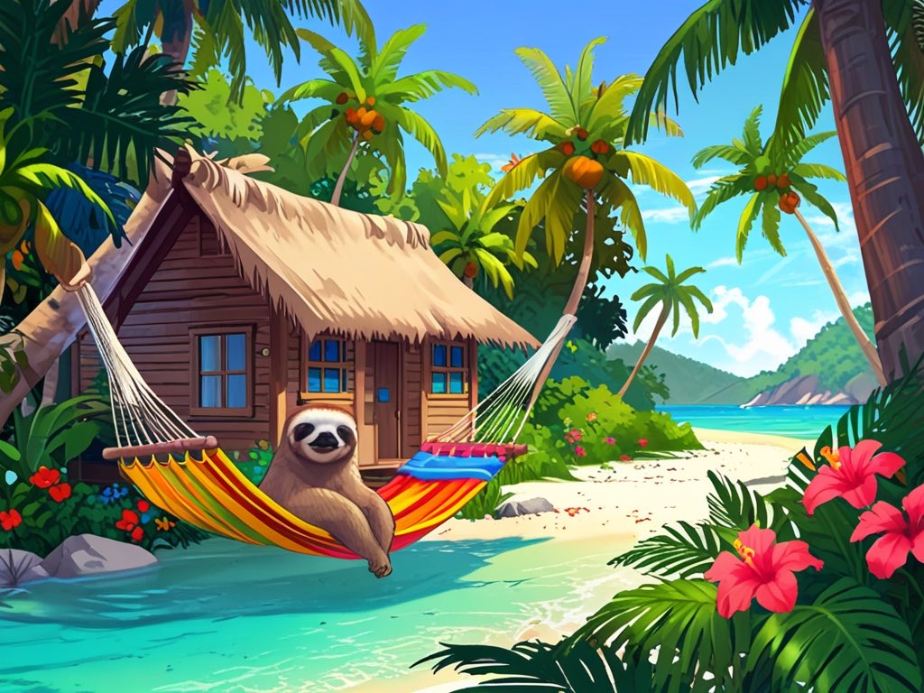 GigisAIArt247's tweet photo. When its Monday and your body thinks its still the Weekend 🐢
#AIArt #AICommunity #DigitalArt #Monday #NoDeadlines #Sloth https://t.co/rYTDksBdQe
