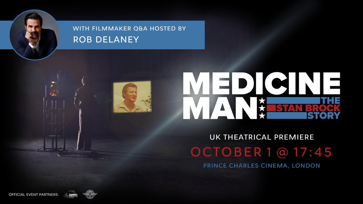 Looking forward to this!! 

Join us at the Prince Charles Cinema in the West End for the UK Premiere of "Medicine Man: The Stan Brock Story."

bit.ly/MMUKprem