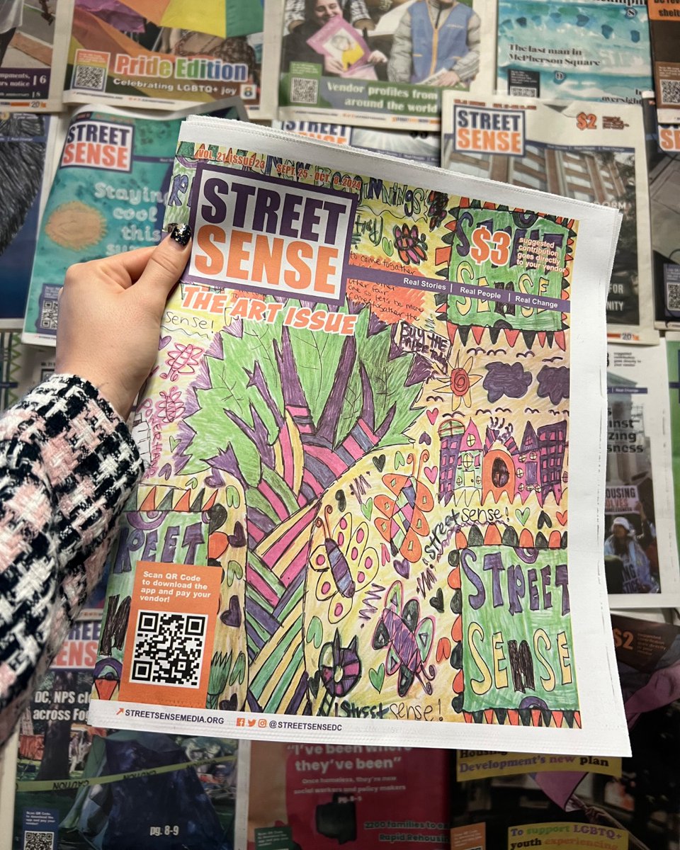 streetsensedc's tweet photo. Don't miss out on the ART EDITION! Support your nearest vendor today & pick up your copy before it's gone.
#SSM #Streetsensemedia #artedition #DCNews #DMV #streetpaper https://t.co/2BqMkFcaHT