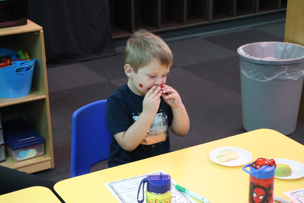 SmithvilleSD's tweet photo. Today, Maple Elementary students in Mrs. Cโs class explored the life cycle of an apple! They learned how apples grow from seeds to fruit and even got to taste-test different varieties, picking their favorites. #ssdpride https://t.co/o99k4JEyTk