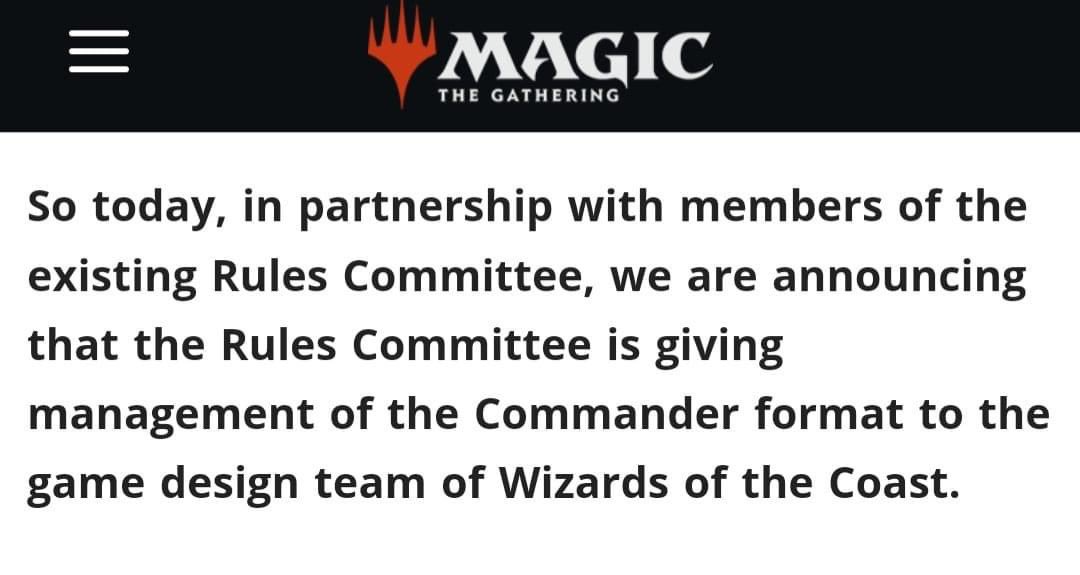 What does this mean for the commander community? I don’t foresee ban reversals but am interested to see where this goes. 
#cedh #mtg #mtgcommander